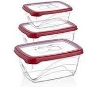 Sac porté main Herzberg Coffret 3 pièces Extra Deep Bio Saver Rouge Herzberg Cooking