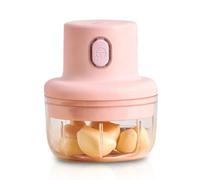Herzberg Hachoir Électrique Portable sans Fil 100 ml HG03183, Rose
