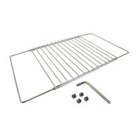 Herzberg HG-03213 : Grille de cuisson universelle et base de four réglable