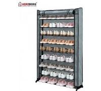 Herzberg Hg-8077: Organisateur De Porte-chaussures À 9 Niveaux Gris Gris G