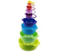 Herzberg HG-BOL9N1: Ensemble de bols et tasses à mesurer 9 en 1 G