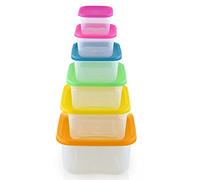 Herzberg Ensemble de contenants alimentaires HG-SFS6N1 carrés 6 en 1
