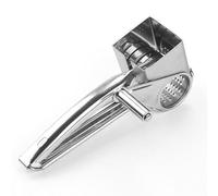 Herzberg HG04289, Râpe à Fromage Manuelle, 4 Tambours Interchangeables, Compacte, Facile à Nettoyer, Idéale pour Fromages, Légumes et Agrumes, Conception Ergonomique et Lavable au Lave-Vaisselle