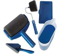 Herzberg - Kit de Rouleau à Peinture avec Réservoir - Système anti-goutte - Poignée télescopique - Accessoires inclus - Idéal pour tous types de murs - Verre doseur - Barre d'extension