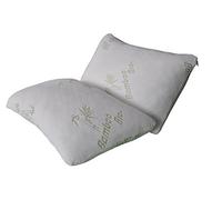 Herzberg, Oreiller de Luxe en Bambou Queen 50x76cm HG5076BM-blanc