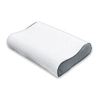 Herzberg® Oreiller en Mousse à mémoire de Forme pour Les douleurs cervicales - Orthopédique - Ergonomique - Oreiller de Couchage de Luxe 60x40 cm