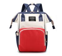 Herzberg Sac à langer HG03114-MUL – intérieur spacieux, 3 poches isolées – Multicolore