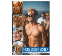 Herzensbrecher - Sexy Männer für einen One-Night-Stand (Tischkalender 2026 DIN A5 hoch), CALVENDO Monatskalender: Erotischer Männerkalender: Nackt, ... und Lust auf eine Nacht voller Leidenschaft.