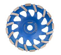 HERZO Meule diamantée 180 mm x 22,23 mm pour béton, pierre naturelle, colle à carrelage, granit