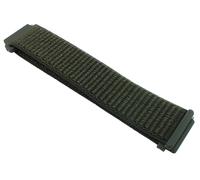 Herzog Fermeture Scratch 22mm Vert Nylon Tissu Facile Click Barrettes à Ressort