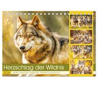 Herzschlag der Wildnis. Wölfe zwischen Legende, Freiheit und Anmut (Tischkalender 2026 DIN A5 quer), CALVENDO Monatskalender: Die stille Schönheit der ... nach einem Leben im Einklang mit der Natur