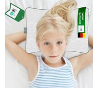 HERZtal Coussin pour bébé/enfant, très bien noté, pour un sommeil réparateur, certifié Ökotex, durable, certifié indépendamment (6-10 ans)