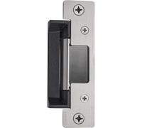 HES 5300C Gâche électrique ignifuge, comprend les plaques frontales 501 et 501A, acier inoxydable satiné (630), double tension (12/24)