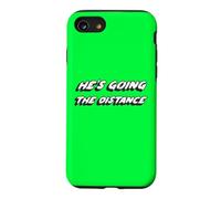 He's Going The Distance | Enjoying Cake Coque pour iPhone SE (2020) / 7/8