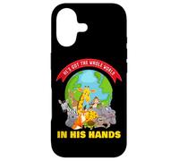 He's Got The Whole World in His Hands - Faith Kids Animals Coque pour iPhone 17