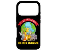 He's Got The Whole World in His Hands - Faith Kids Animals Coque pour iPhone 17 Pro