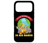 He's Got The Whole World in His Hands - Faith Kids Animals Coque pour iPhone 17 Pro Max