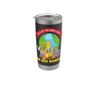 He's Got The Whole World in His Hands - Faith Kids Animals Gobelet isotherme en acier inoxydable double paroi