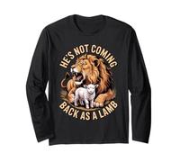 He's Not Coming Back as a Lamb Lion of Juda Manche Longue