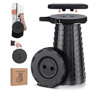 Hesanzol Tabouret Pliant Portable, Deuxième Génération avec Coussin Tabouret Pliable, Tabouret de Camping pour L'extérieur, Randonnée, Pêche, Barbecue, Intérieur, Voyage, Fête, Maxi Charge 400 LB