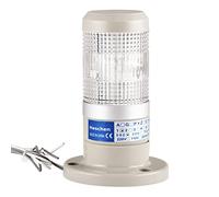 Heschen Ampoule LED Avertissement Feux Tour Signal Lumière Blanc 24V DC 2 Fils
