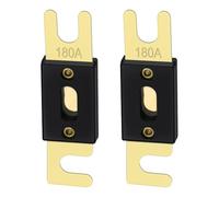 Heschen ANL FUSE Anl-180 180 Amp pour auto Véhicules Système audio Feuille Doré et Noir Lot de 2