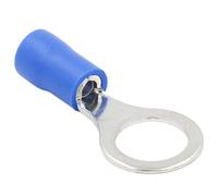 Heschen Anneau Terminal Connecteurs à sertir Vinyle isolé Fil électrique Connecteur RV2-8 Stud Taille 5/16 "pour 1.5-2.5mm² (16-14 AWG) Bleu 100Pack