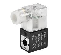 Heschen Bobine d'électrovanne pneumatique électrique, tension CC 12 V, pour série 4V210 3V210 2V025 3V1