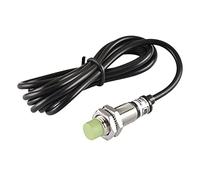 Heschen Capteur de proximité inductif PR12-4DO de type cylindrique, détection de 4 mm, M12 rond, 12-24 VDC 2 fils, non blindé, NO (normalement ouvert) CE