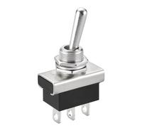 Heschen Commutateur à bascule en métal, KN3D-102, 12V 25A, On/On, 2 positions 3 broches, pour éclairage de tableau de bord (1)