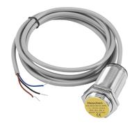 Heschen Commutateur de capteur de proximité inductif 10 mm, HS-M30-Bi10-AP6, intégré, de type cylindrique, DC10-30 V 200 mA, PNP NO (normalement ouvert), 3 fils, CE et RoHS