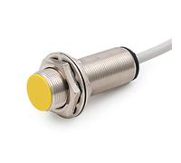 Heschen Commutateur de capteur de proximité inductif 8 mm, HS-M18-Bi8-AN6, intégré, de type cylindrique, DC10-30 V 200 mA, NPN NO (normalement ouvert), 3 fils, CE