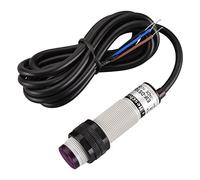 Heschen Commutateur de proximité photoélectrique infrarouge M18, type de réflexion diffuse, E3F-DS100B2, distance de détection 10-100 cm, 10-30 VDC 200 mA, NPN normalement fermé (NC), 3 fils