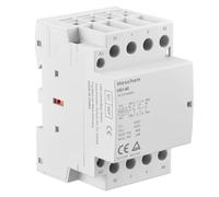 Heschen Contacteur AC domestique, HS1-40, Ie 40A, 4 pôles 2NO 2NC, tension de bobine CA 220 V/240 V, montage sur rail DIN 35 mm