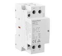 Heschen Contacteur AC domestique, HSR1-40, Ie 40A, 2 pôles, deux normalement fermés, tension de bobine AC 220 V/240 V, montage sur rail DIN 35 mm