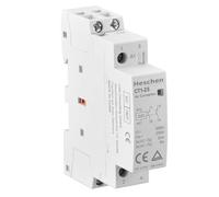 Heschen Contacteur ca domestique, CT1-25, Ie 25A, 2 pôles, deux normalement ouverts, AC 24V Tension de la bobine, 35mm Montage sur rail DIN