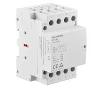 Heschen Contacteur CA domestique CT1-40, Ie 40 A, 4 pôles, quatre normalement ouverts, tension de bobine AC 220 V, montage sur rail DIN 35 mm