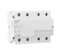 Heschen Contacteur CA domestique, HS1-100, Ie 100A, 4 pôles 2NO 2NC, tension de la bobine AC 220V, montage sur rail DIN 35mm