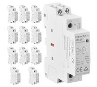 Heschen Contacteur ca domestique, HS1-25, 2 pôles 1NO 1NC, AC 220V/240V tension de bobine, 35mm montage sur Rail DIN (12)
