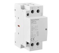 Heschen Contacteur ca domestique, HSR1-63, Ie 63A 2 pôles Deux normalement fermé, AC 24V Tension de la bobine, 35mm Montage sur rail DIN