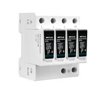 Heschen Dispositif de Protection Contre Les surtensions SPD, WR-T2-AC, 4P 275 V 20 kA, Type T2, Ignifuge, parafoudre Basse Tension, Montage sur Rail DIN de 35mm, certifié TÜV
