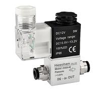 Heschen électrique pneumatique Électrovanne 2V025-08 12 VDC PT1/4 2/2 voies normalement fermé IP65 CE