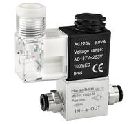 Heschen électrique pneumatique Électrovanne 2V025-08 220VAC PT1/4 2/2 voies normalement fermé CE IP65