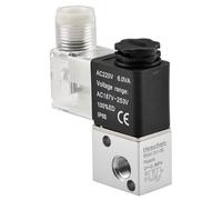 Heschen électrique pneumatique Électrovanne 3V1-06 220VAC 6.0VA PT1/8 3/2 voies normalement fermé CE