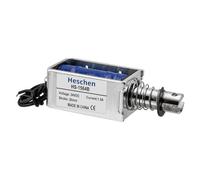 Heschen Électroaimant solénoïde, HS-1564B, DC24V 1.5A, course 20 mm, force 60N, type Push Pull, cadre ouvert, mouvement linéaire
