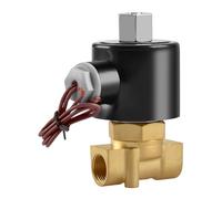 Heschen Électrovanne électrique en laiton, 2W-040-10K, PT3/8'', DC24V, eau à action directe, vanne de remplacement normalement ouverte