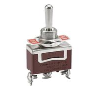 Heschen en métal Interrupteur à bascule Spdt on/off/(On) momentané latérale 3 position 15 A 250 VAC