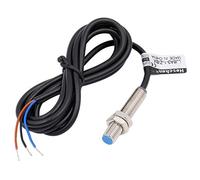 Heschen Interrupteur de capteur de proximité inductif M8, type bouclier, LJ8A3-1-Z/BX-DC5V, détecteur 1 mm, 5 VDC 200 mA, NPN normalement ouvert (NO), 3 fils