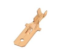 Heschen Lot de 100 cosses à sertir mâles à épissure rapide 7,8 mm Connecteur à sertir non isolé