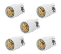 Heschen Lot de 5 ampoules LED 220 V uniquement pour LA128 16 mm - Interrupteur à bouton-poussoir 1NO 1NC 5 broches (orange)